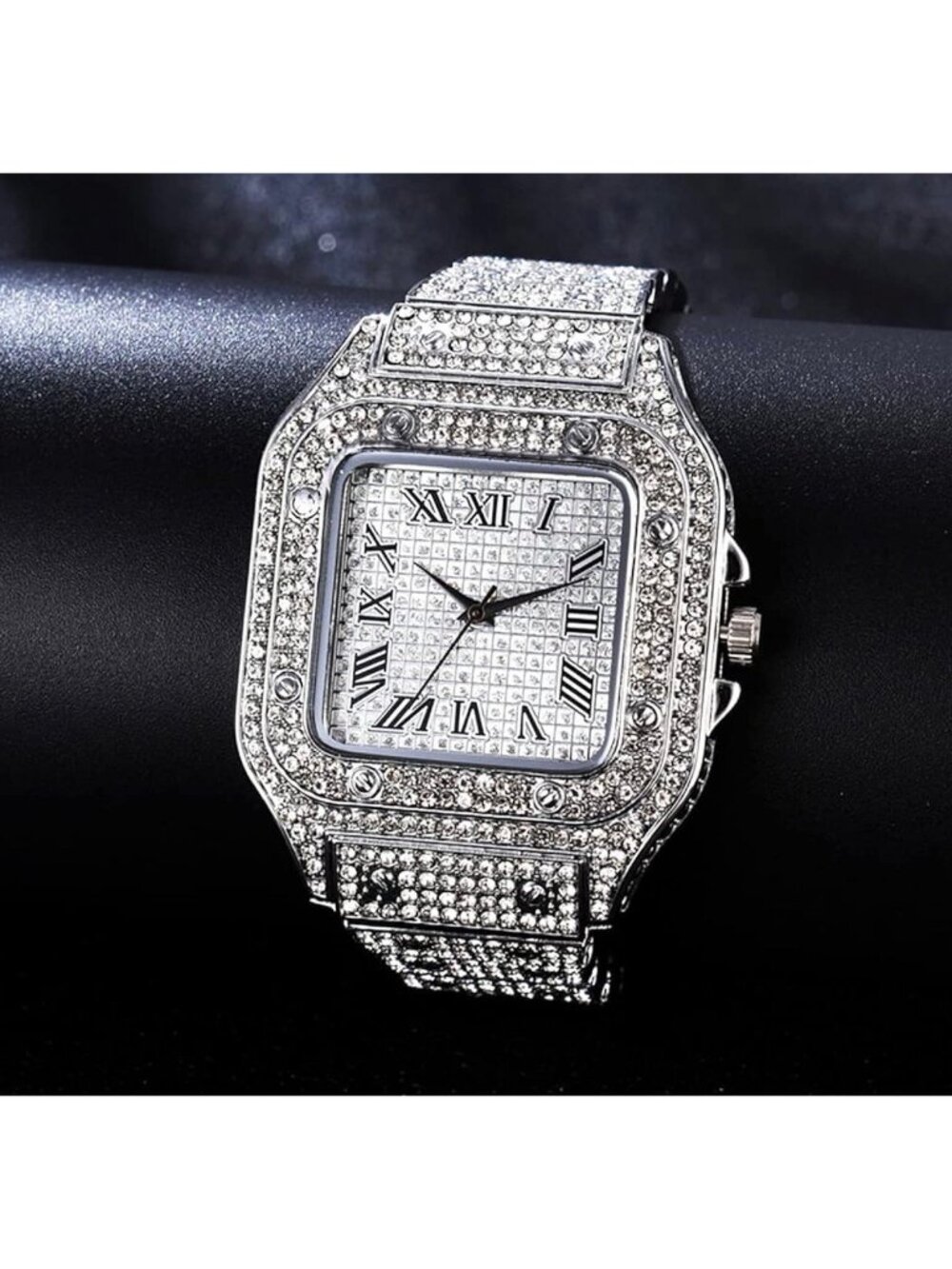 Men’s Diamond Watch Iced Out Watch - Picture 6 of 7